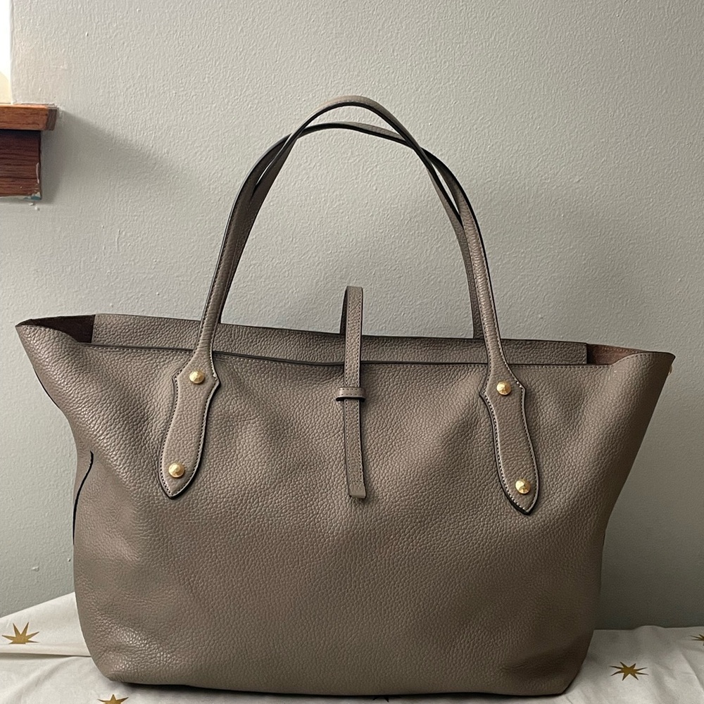 Annabel Ingall Leather Tote Shoulder Bag Large